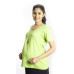 Zeme Organics Maternity Top with Embroidery - Green